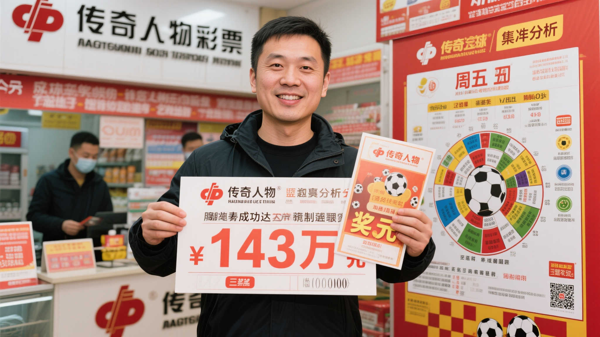 男子精研周五足彩揽获143万 多次赢得数十万大奖